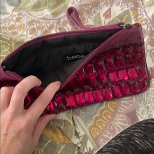 BEBE crystal clutch